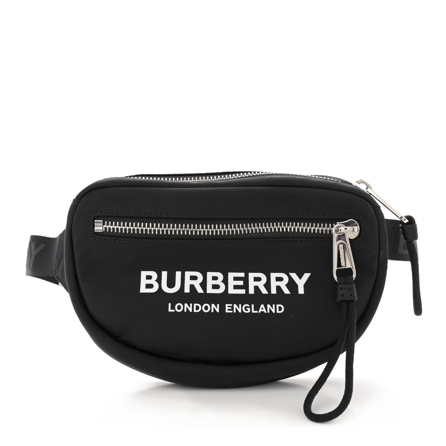 Burberry Econyl Logo Print Large Cannon Bum Bag Black 1 of 12
