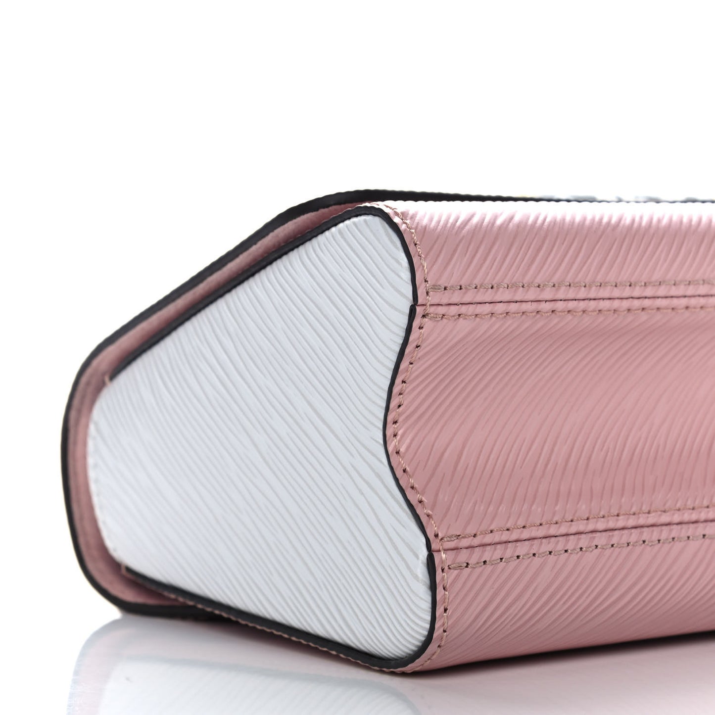 Epi Stones Twist Shoulder Bag PM Rose Ballerine