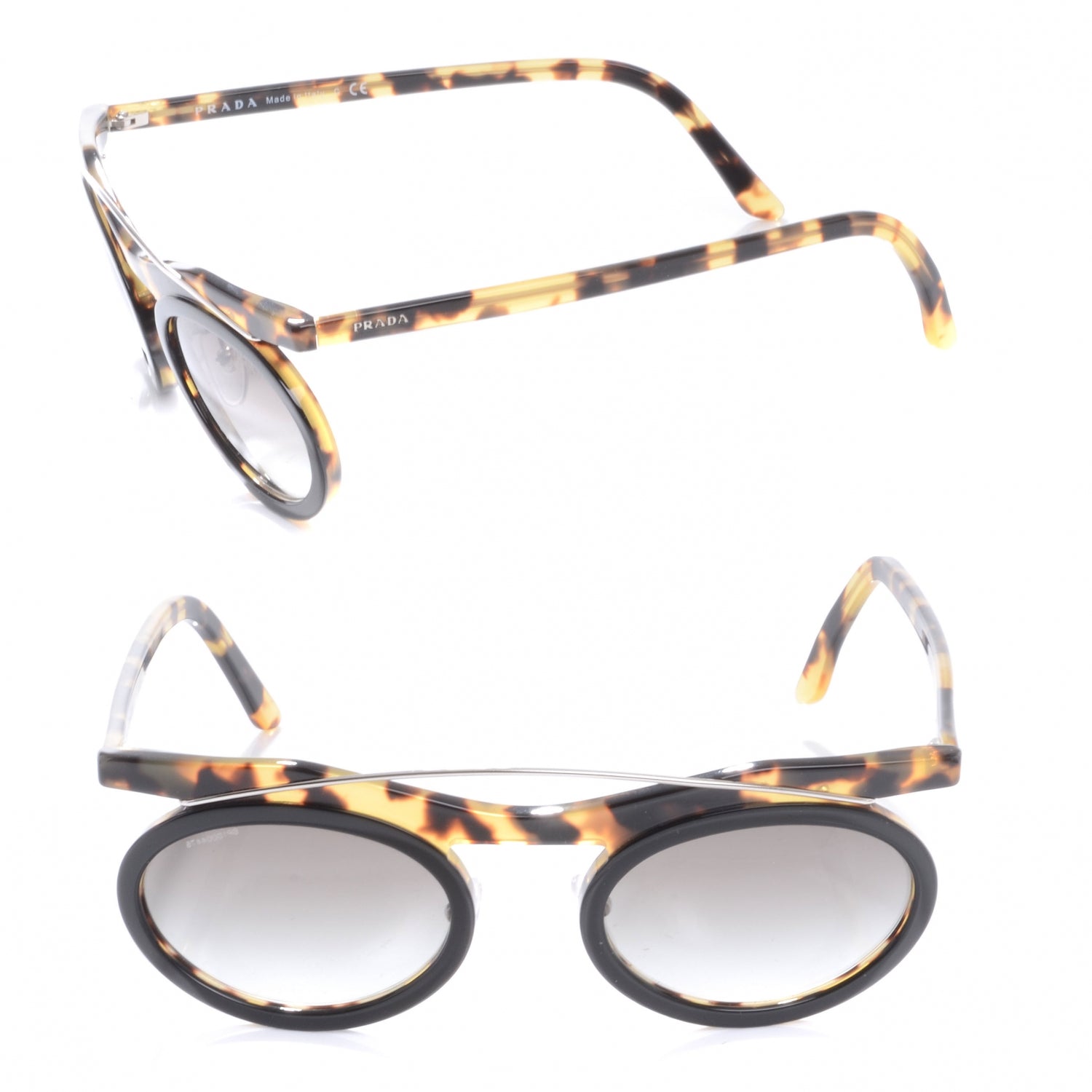 Prada Tortoise Shell Sunglasses SPR 03P 1 of 5