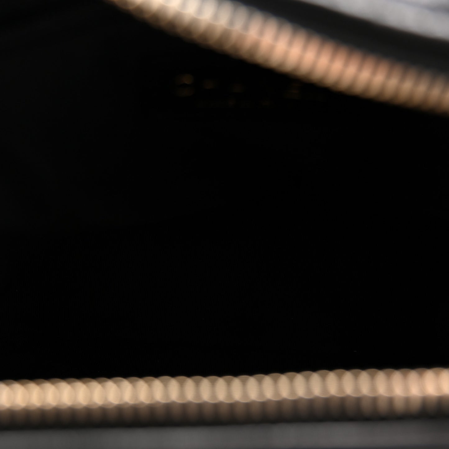 Calfskin Quilted CC Small Vanity Case Black