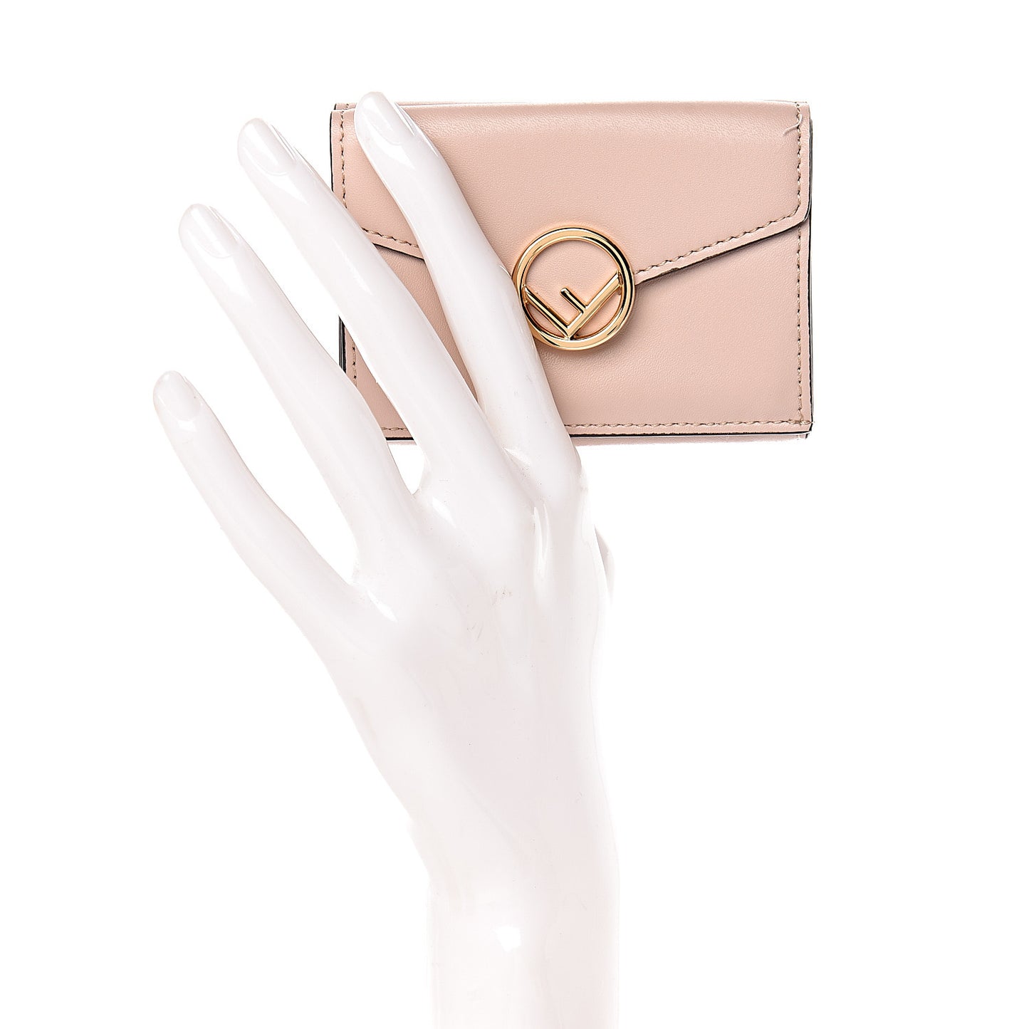Vitello Liberty Lucido F is Fendi Micro Tri-Fold Envelope Wallet Soap