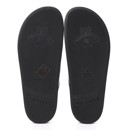 Gucci Malaga Kid Womens Horsebit River Slippers 36 Black 5 of 9