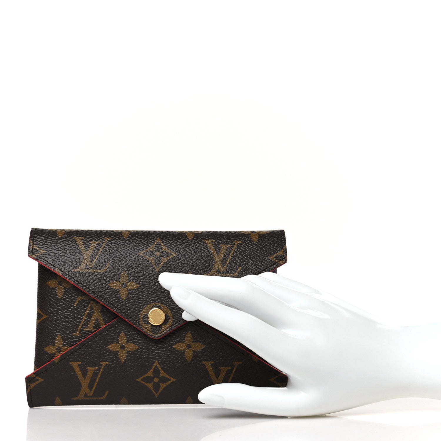 Louis Vuitton Monogram Medium Kirigami Pochette Insert Coquelicot 2 of 9