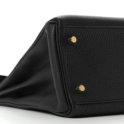 Hermes Togo Kelly Retourne 28 Black 9 of 13
