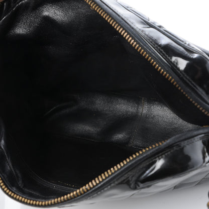 Chanel Patent Quilted Tassel Camera Case Black 5 of 10