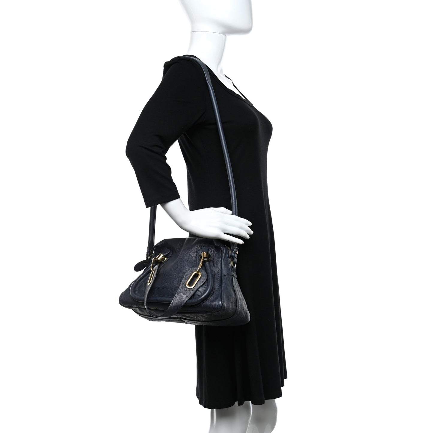 Calfskin Small Paraty Navy