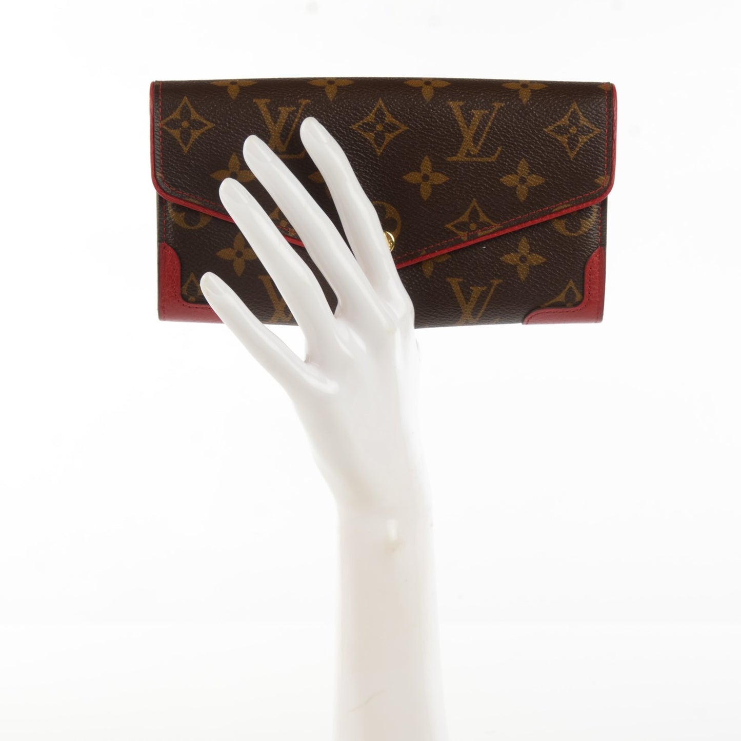 Monogram Sarah Retiro Wallet Cherry