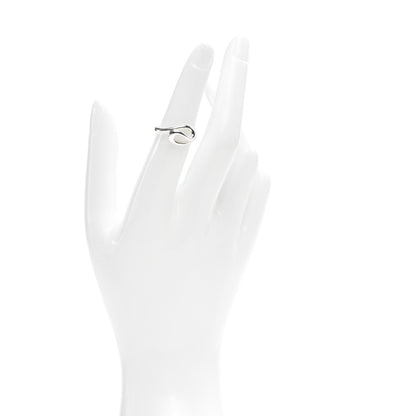 Tiffany Sterling Silver Elsa Peretti Open Wave Ring 51 5.75 2 of 5