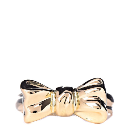 Tiffany 18K Yellow Gold Bow Ring 50 5.5 1 of 6
