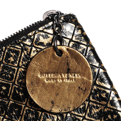 Bottega Veneta Calfskin Intrecciomirage Pouch Gold 7 of 7