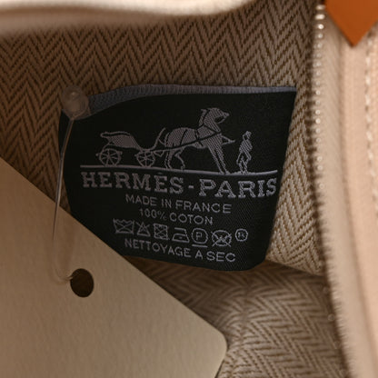 Hermes Canvas Small Bride-A-Brac Pouch Natural 5 of 5