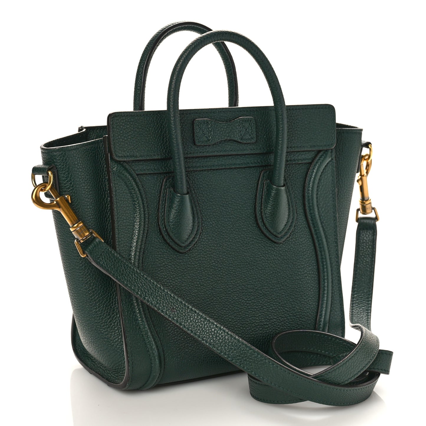 Drummed Calfskin Nano Luggage Amazone