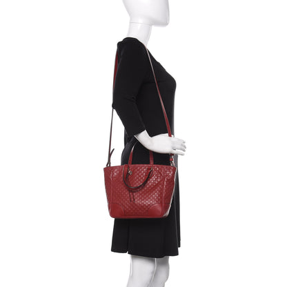 Gucci Microguccissima Small Bree Tote Red 2 of 11
