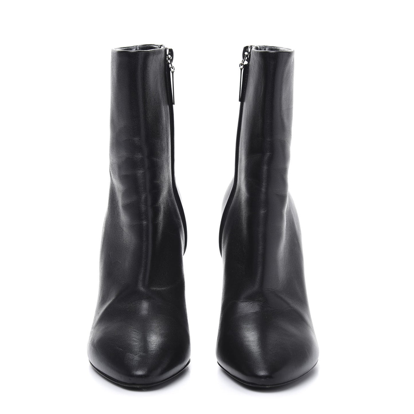Nappa Vendome Loulou Ankle Zip Boot 36 Black