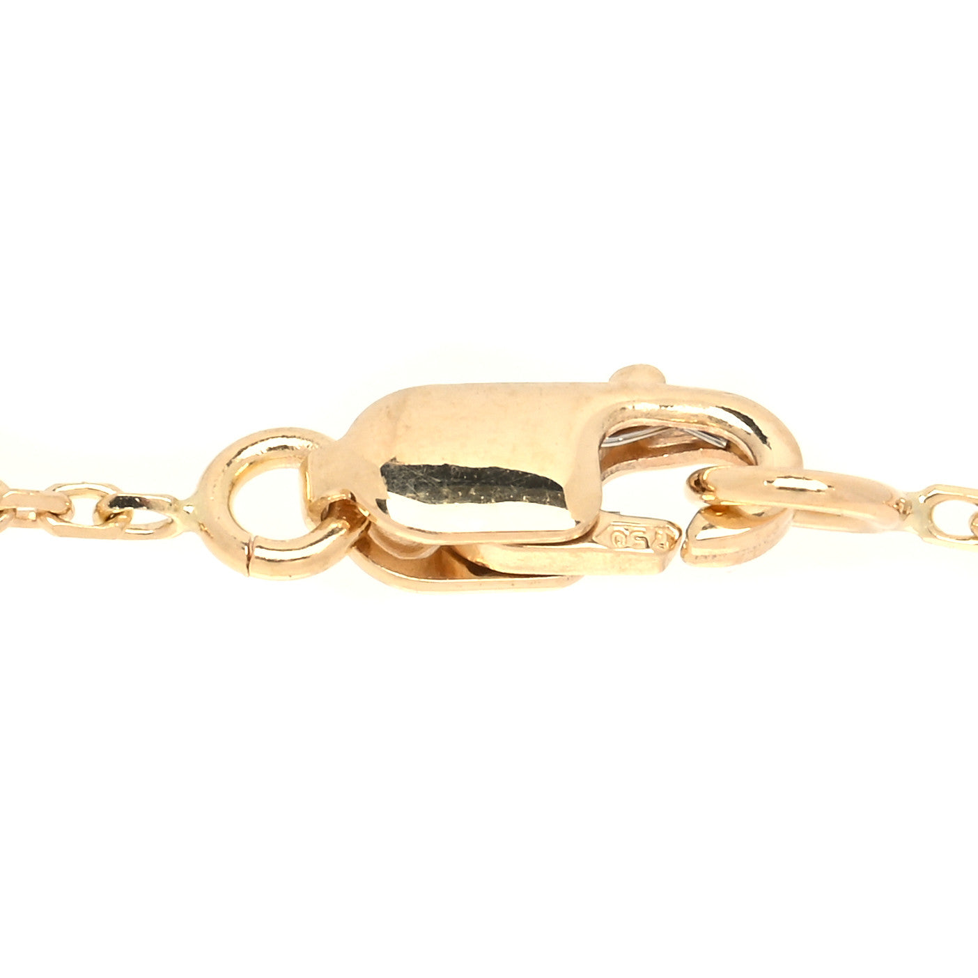 18K Yellow Gold Mother of Pearl Sweet Alhambra Bracelet