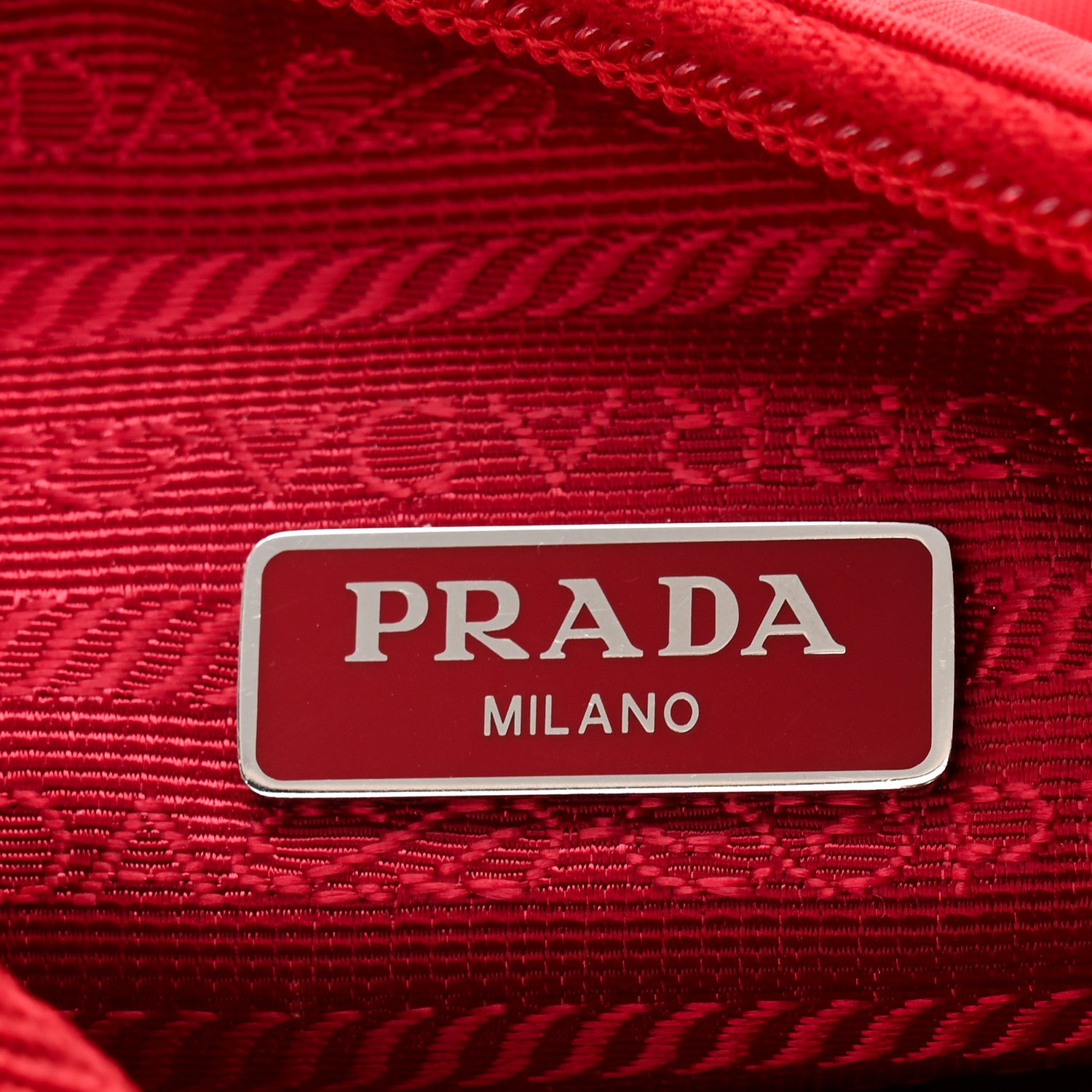 Prada Tessuto Nylon Mini Re-Edition 2000 Bag Rosso 6 of 12