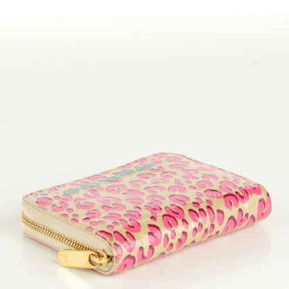 Louis Vuitton Vernis Leopard Zippy Coin Purse Blanc Corail 4 of 7