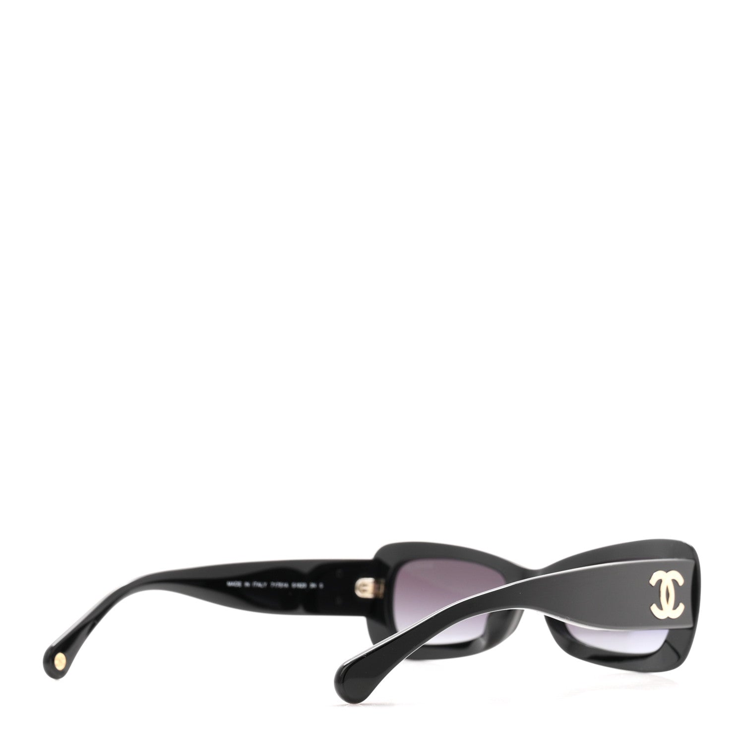 Chanel Acetate Butterfly CC Sunglasses 71751A Black 4 of 8