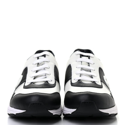 Gucci Calfskin Womens Interlocking G Sneakers 40 Black White 2 of 11