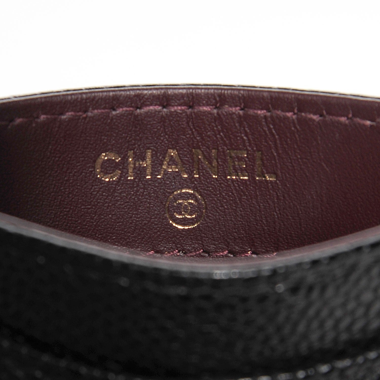 Chanel Caviar Quilted Card Holder Black 6 of 9