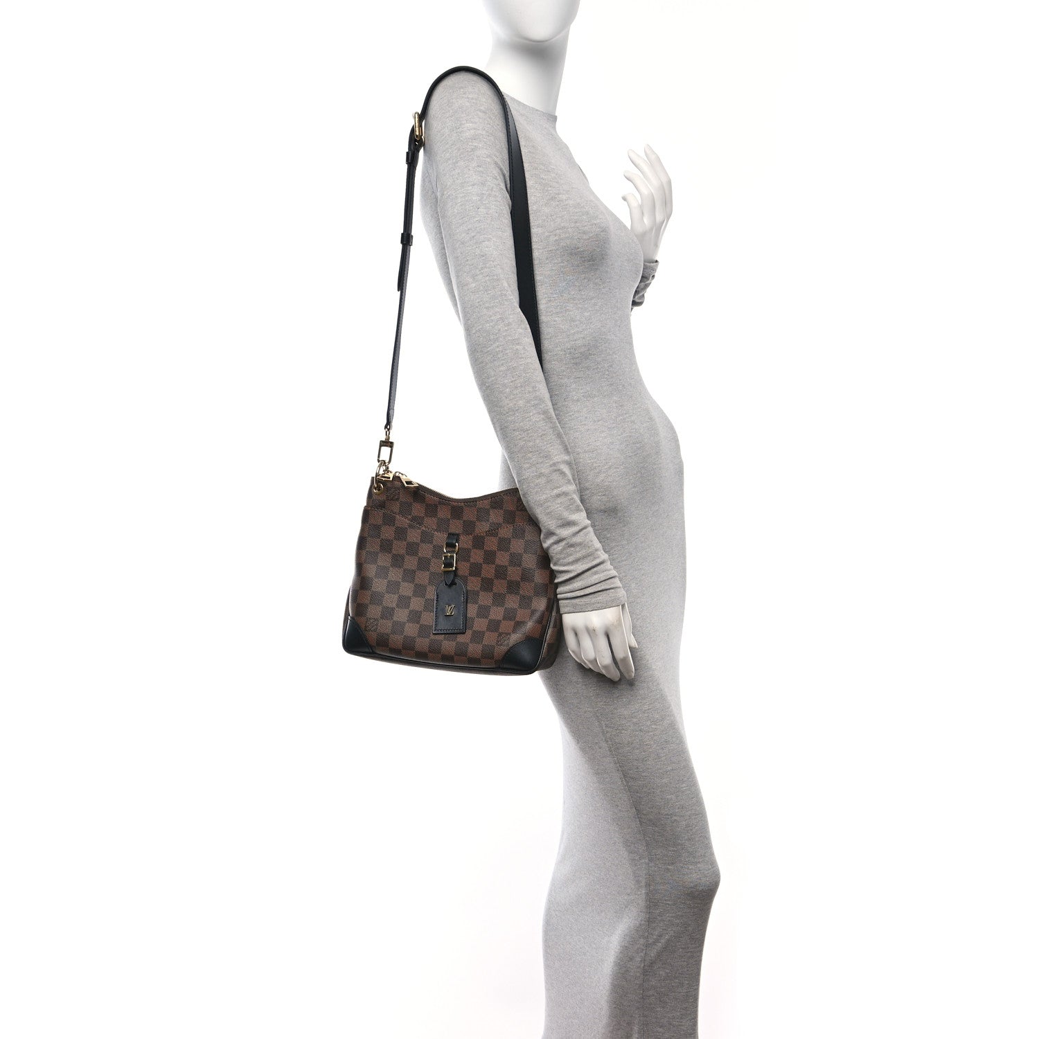 Louis Vuitton Damier Ebene Odeon PM Black 2 of 9