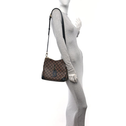 Louis Vuitton Damier Ebene Odeon PM Black 2 of 9