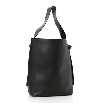 Celine Shiny Smooth Calfskin Small Twisted Cabas Navy Dark Green 3 of 10