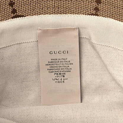 Gucci Monogram Jumbo GG Bucket Hat S Camel Ebony New Acero 9 of 9