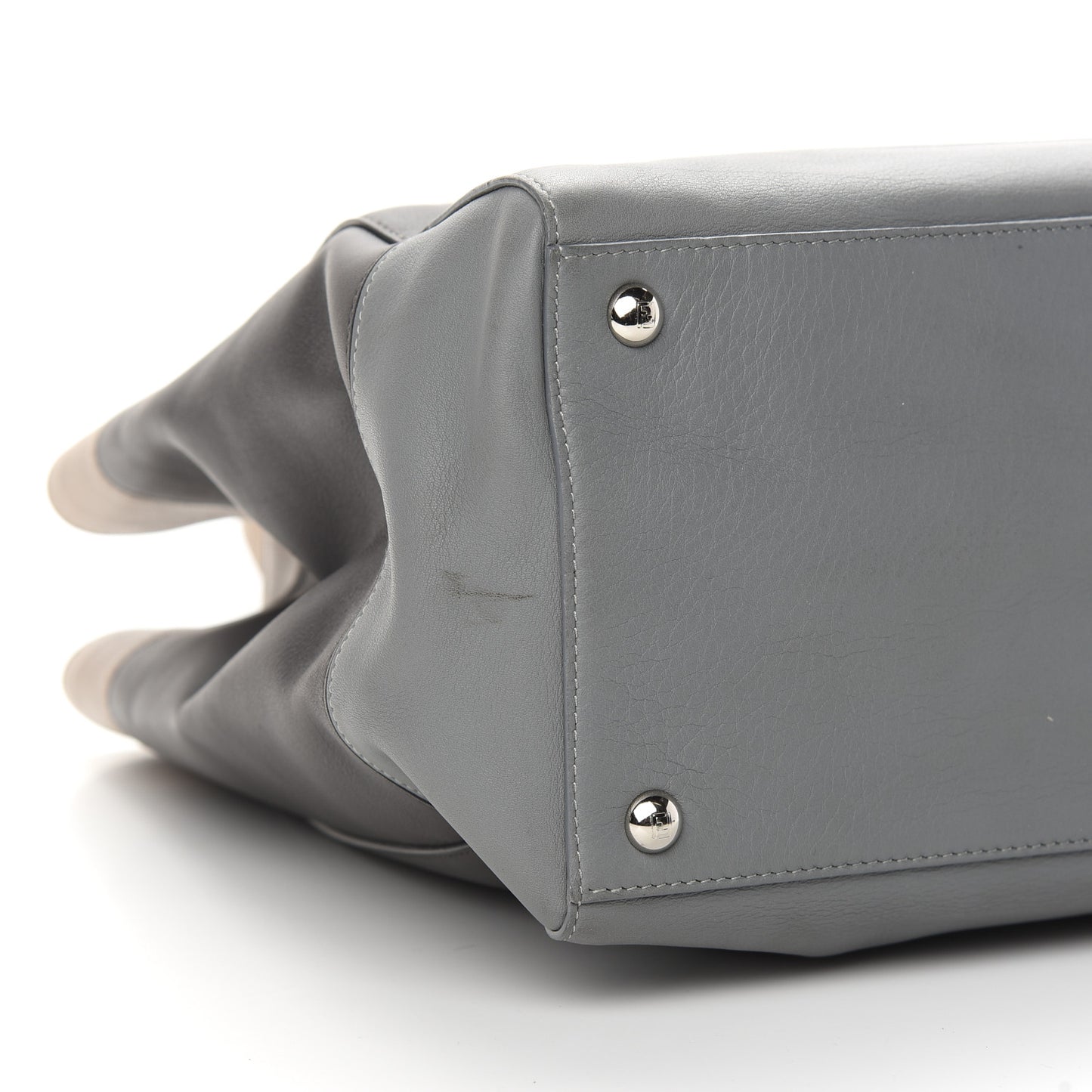 Calfskin Colorblock Regular 2Jours Tote Multicolor