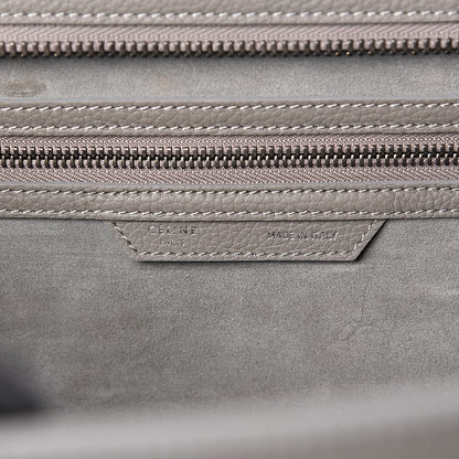 Celine Drummed Calfskin Mini Luggage Souris 6 of 16