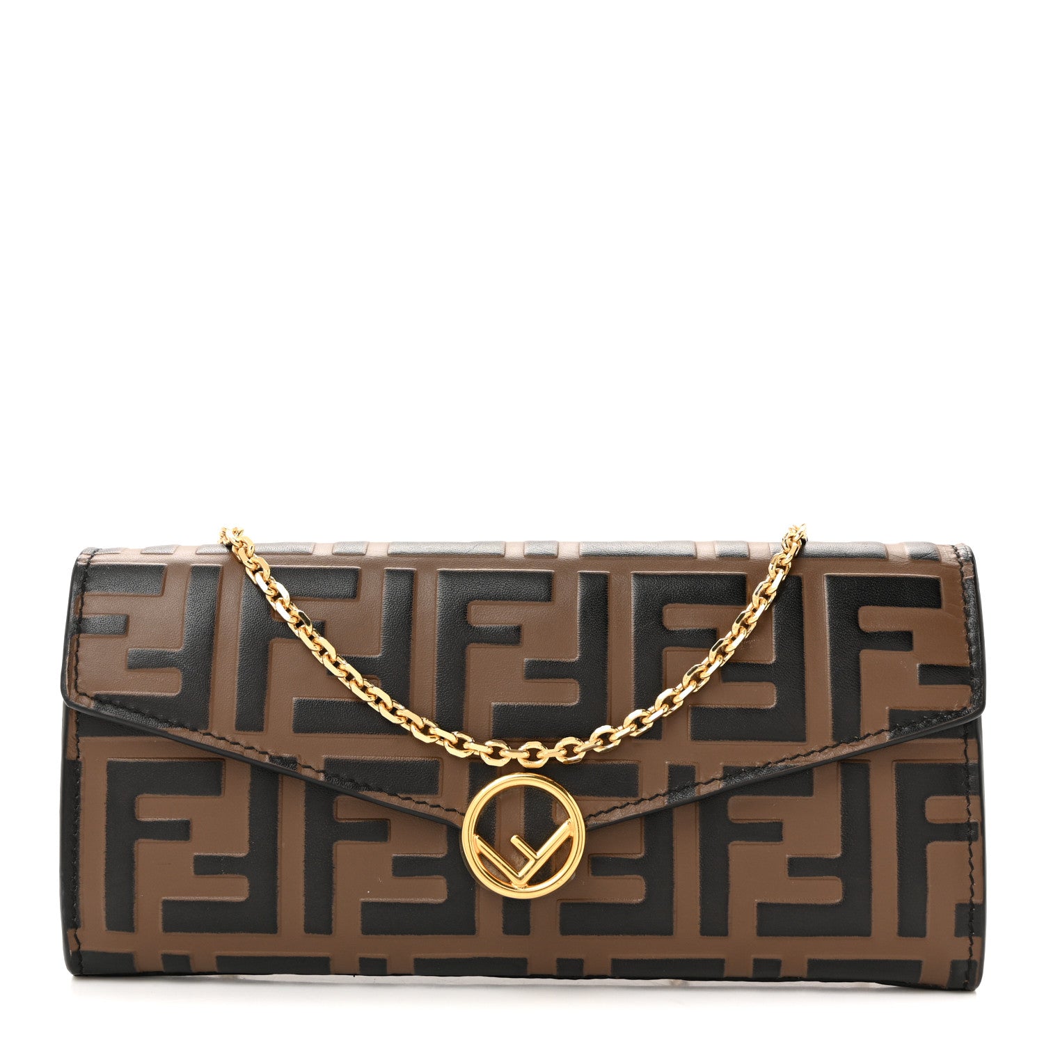 Fendi Vitello Soft F is Fendi Bi-Color FF 1974 Embossed