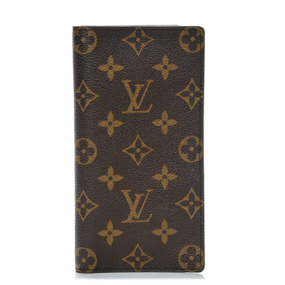 Louis Vuitton Monogram Porte Valeurs Checkbook Wallet 1 of 6