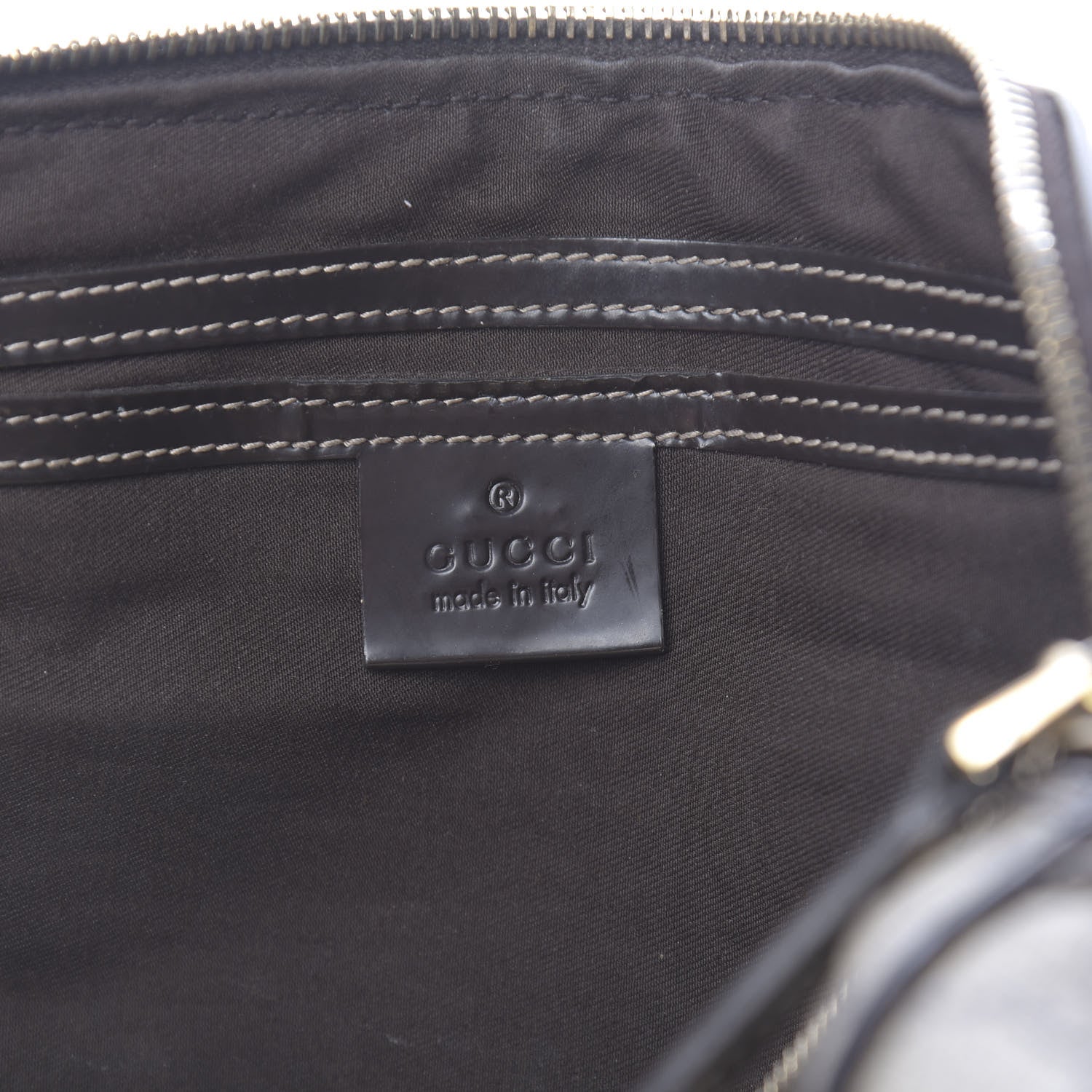 Gucci Monogram Guccissima Hearts Studded Medium Joy Boston Dark Brown 6 of 10