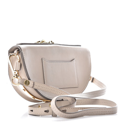 Chloe Calfskin Lambskin Quilted Studded Nile Bracelet Minaudiere Bag Small Pastel Grey 3 of 6
