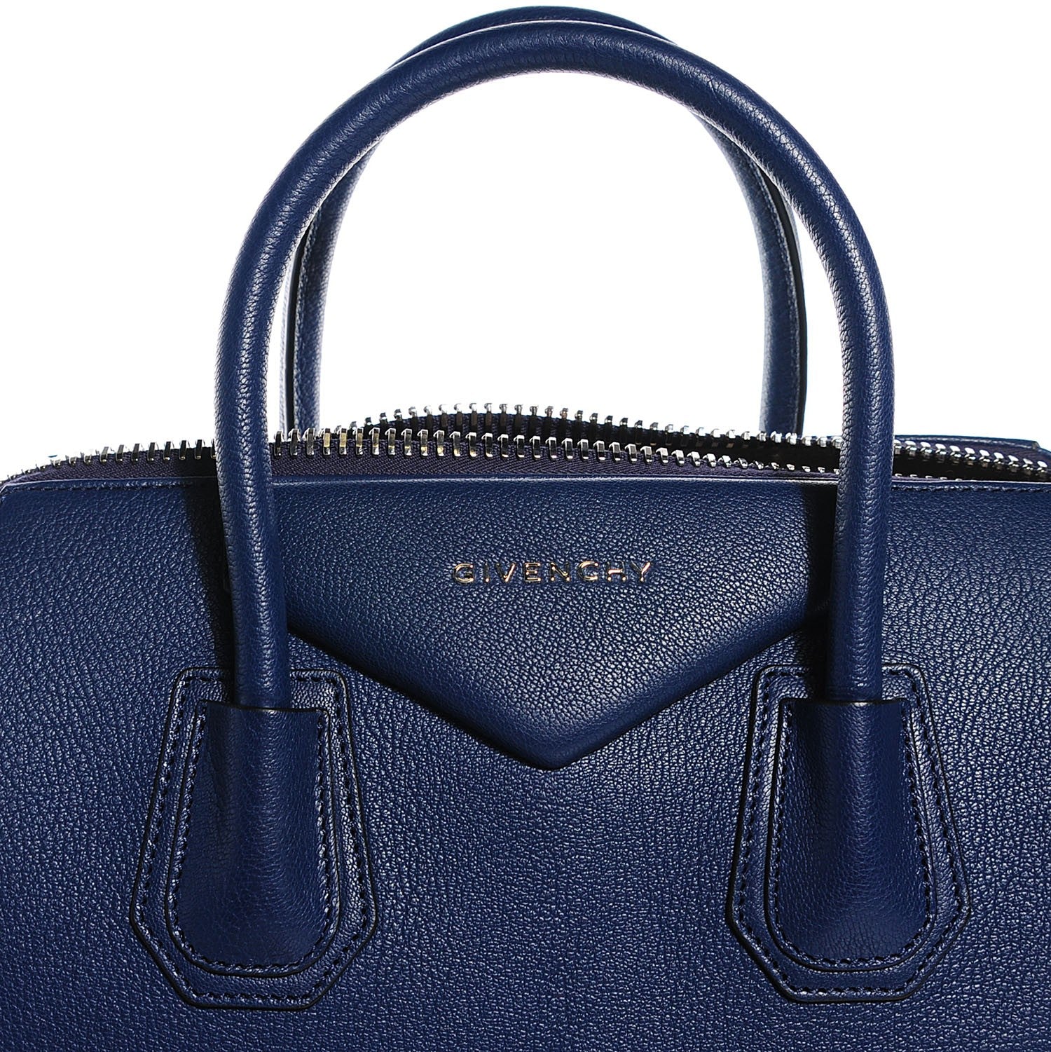 Givenchy Sugar Goatskin Medium Antigona Navy 8 of 10