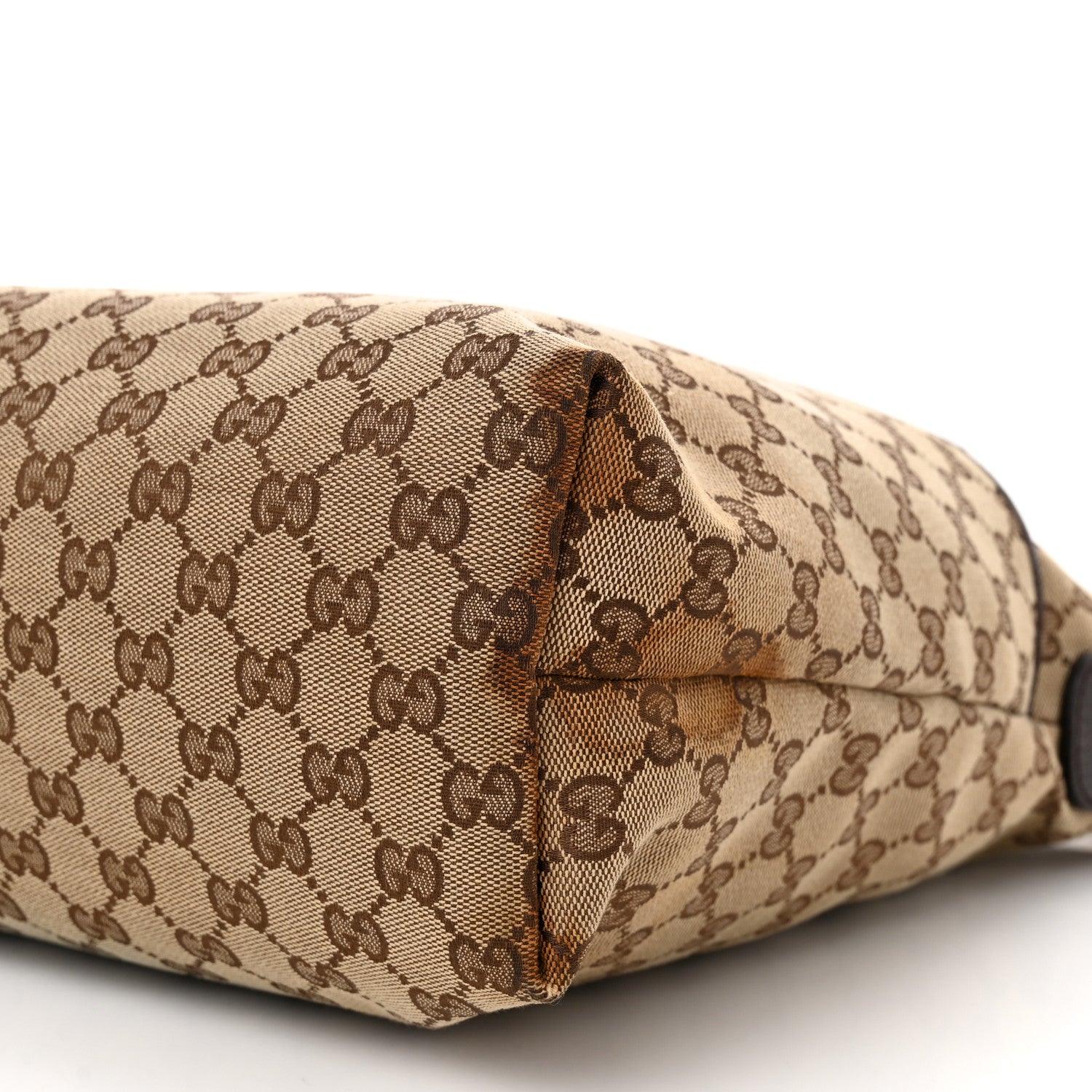 Gucci Monogram Web Medium Flat Messenger Bag Brown 10 of 10