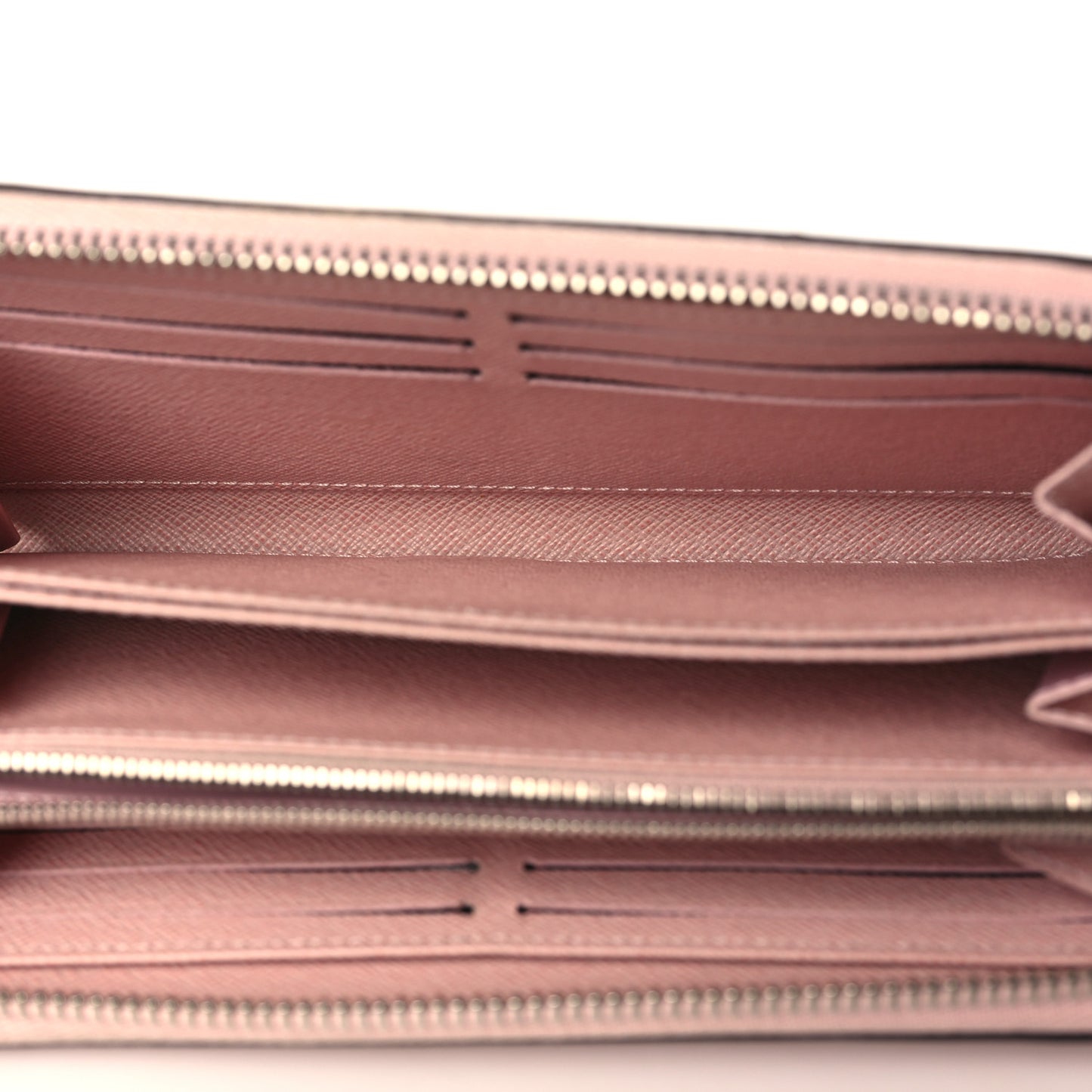 Epi Zippy Wallet Rose Ballerine