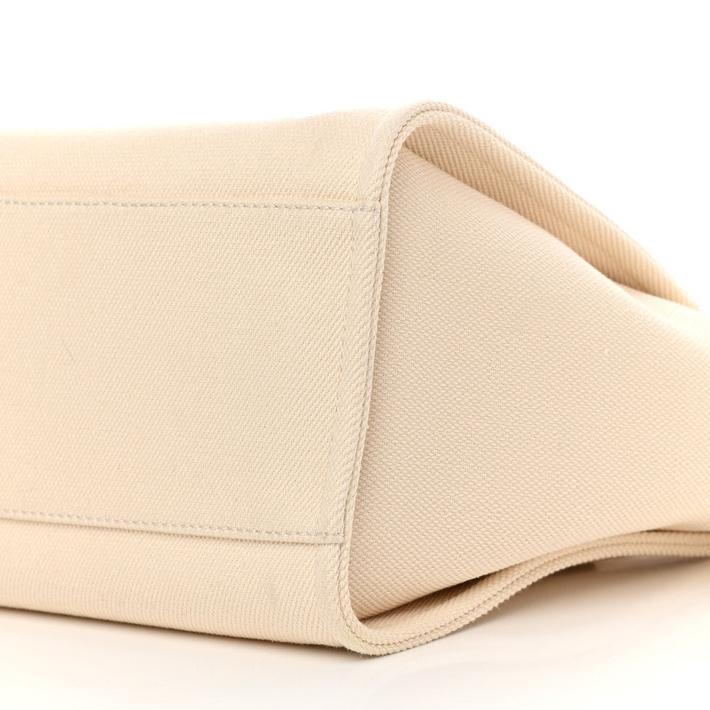 Canvas Pearl Large Deauville Tote Ecru Beige