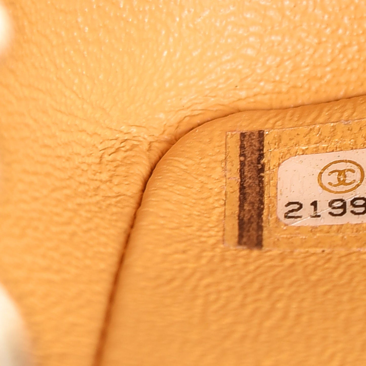 Caviar Quilted Mini Rectangular Flap Yellow