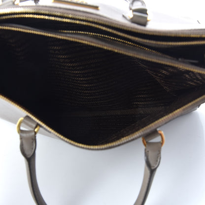 Prada Saffiano Large Galleria Double Zip Tote Argilla 7 of 26