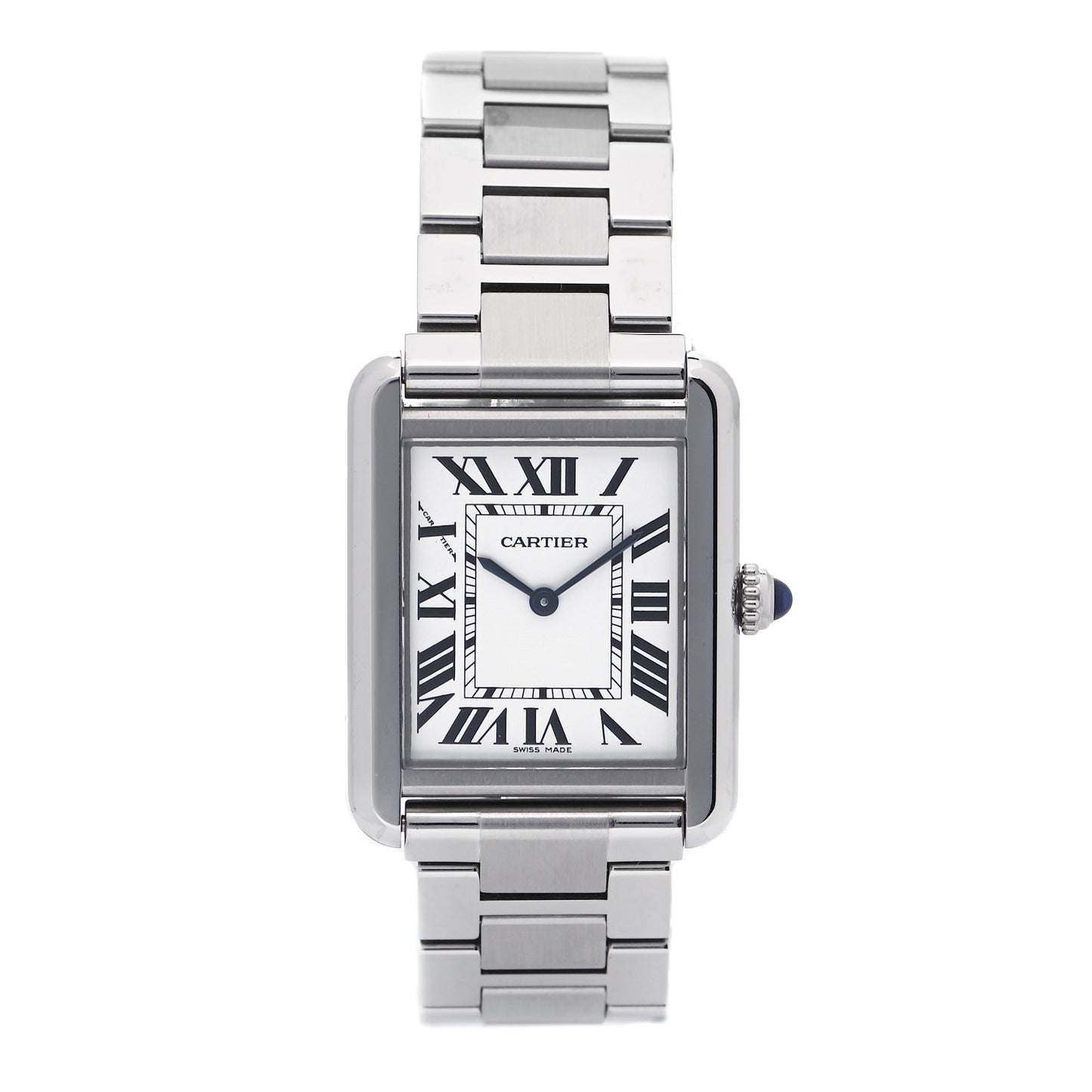 Stainless Steel 24mm Tank Solo Quartz Watch