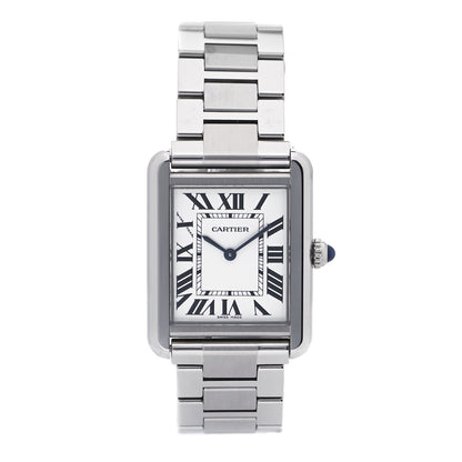 Cartier Stainless Steel 24mm Tank Solo Quartz Watch 1 of 5