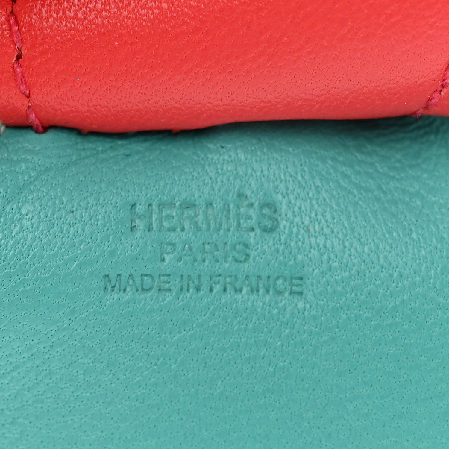 Hermes Milo Lambskin Grigri Rodeo Horse Bag Charm MM Lagon Bleu Izmir Bougainvillea 3 of 4