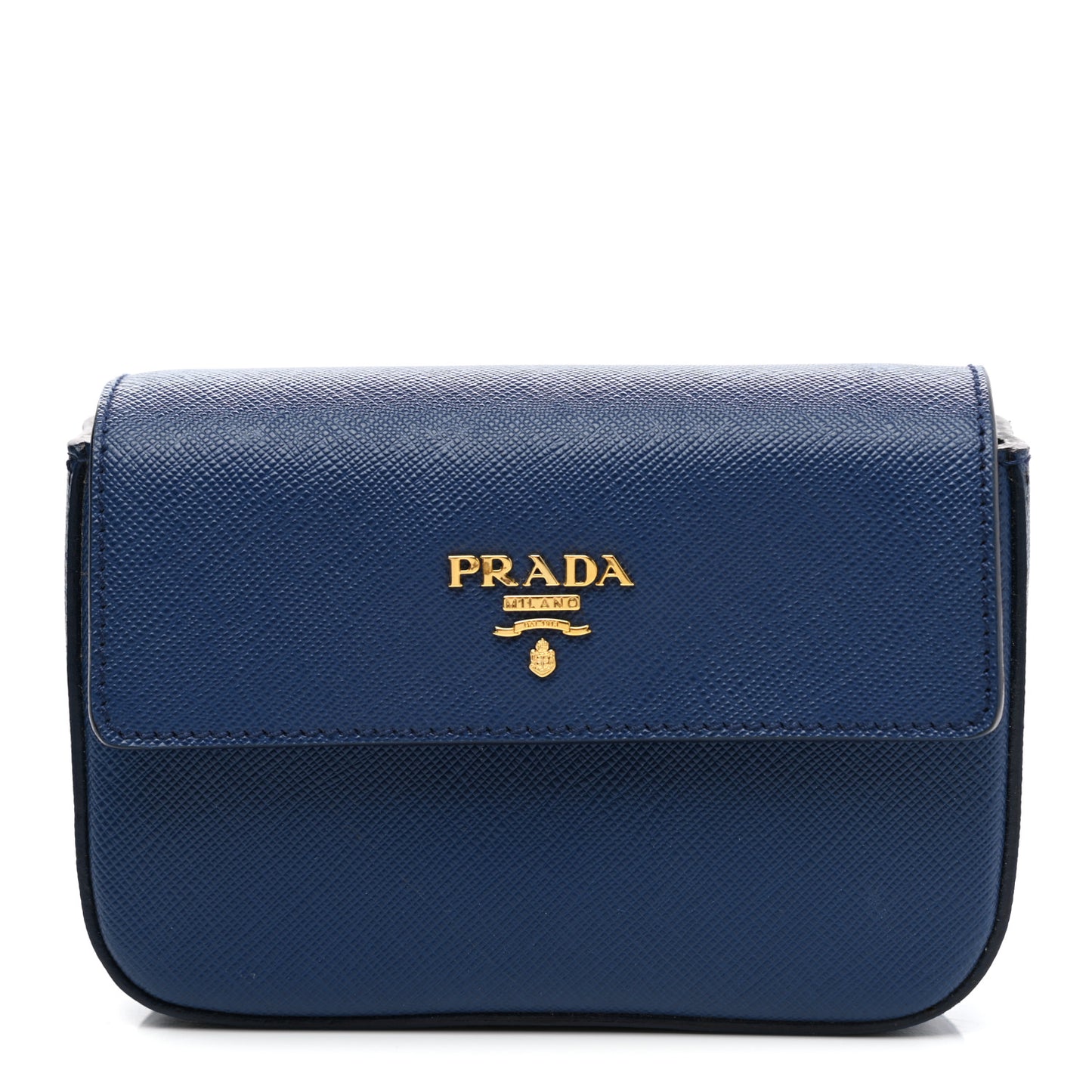 Saffiano Box Clutch Bleuette
