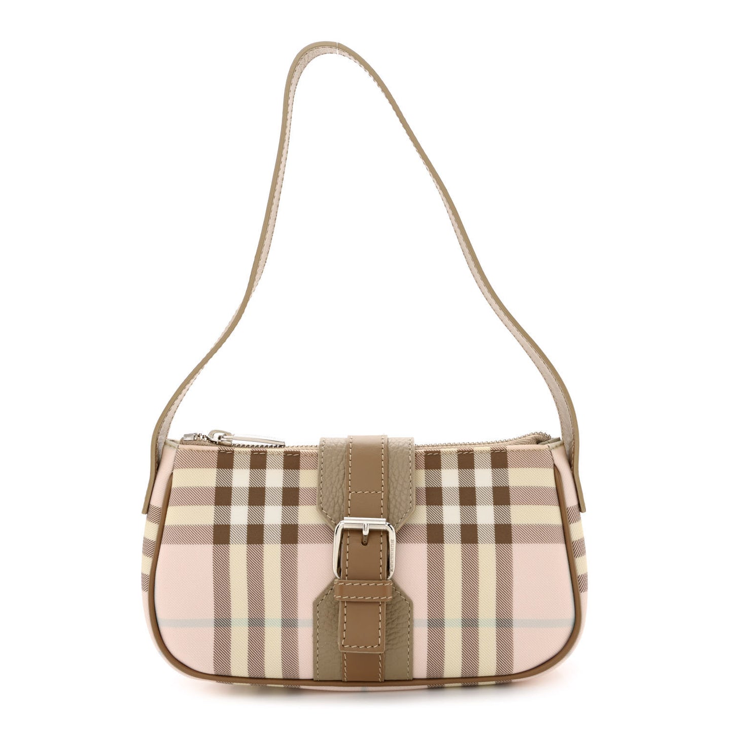 Candy Check Buckle Shoulder Bag