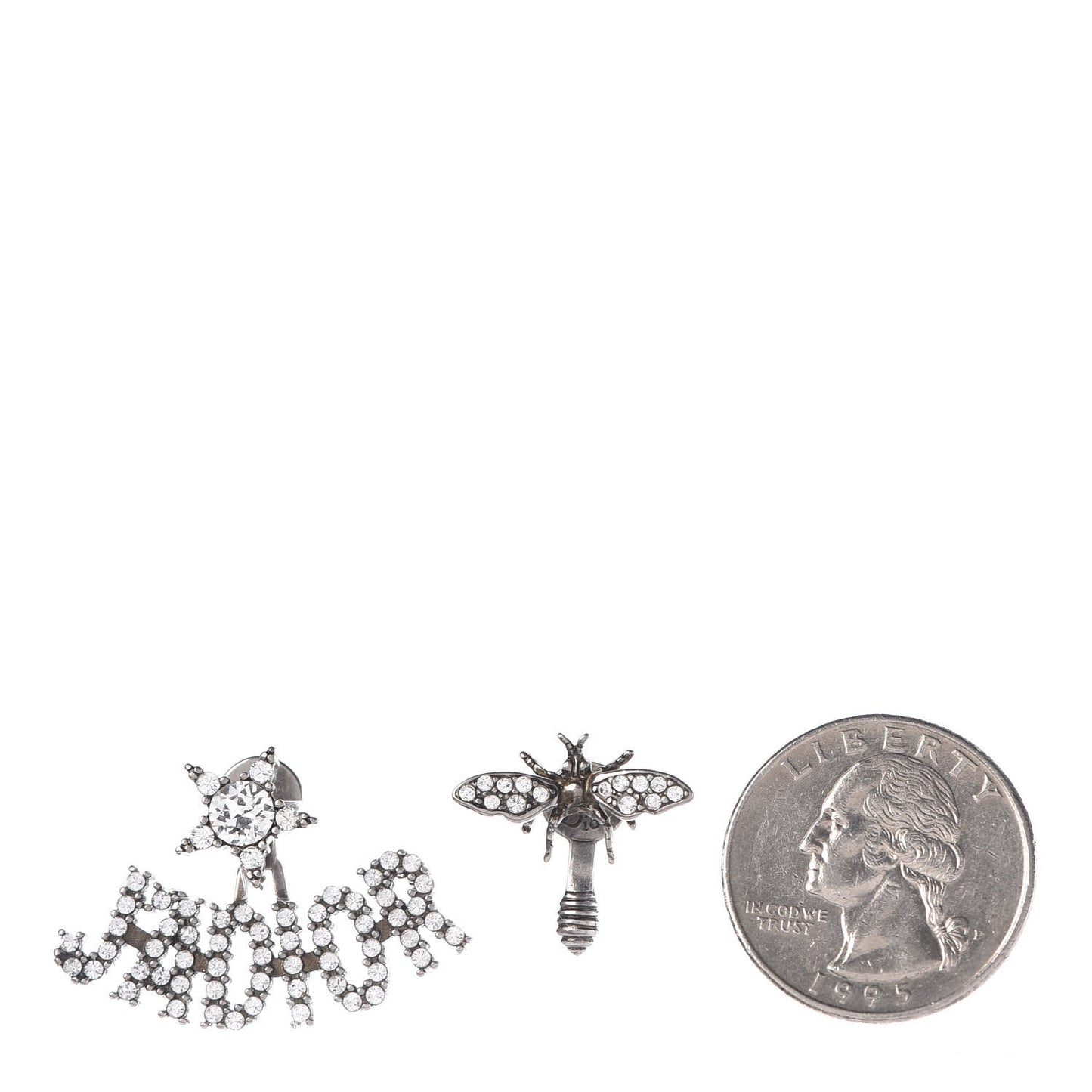 Palladium Crystal J'adior Earrings