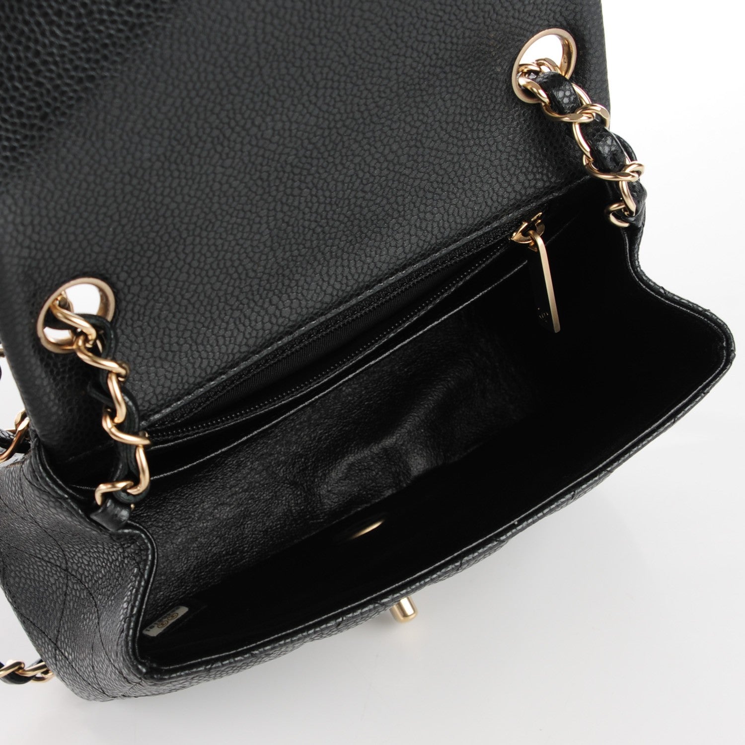 Chanel Caviar Quilted Mini Square Flap Black 4 of 7
