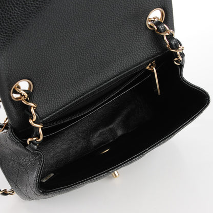 Chanel Caviar Quilted Mini Square Flap Black 4 of 7
