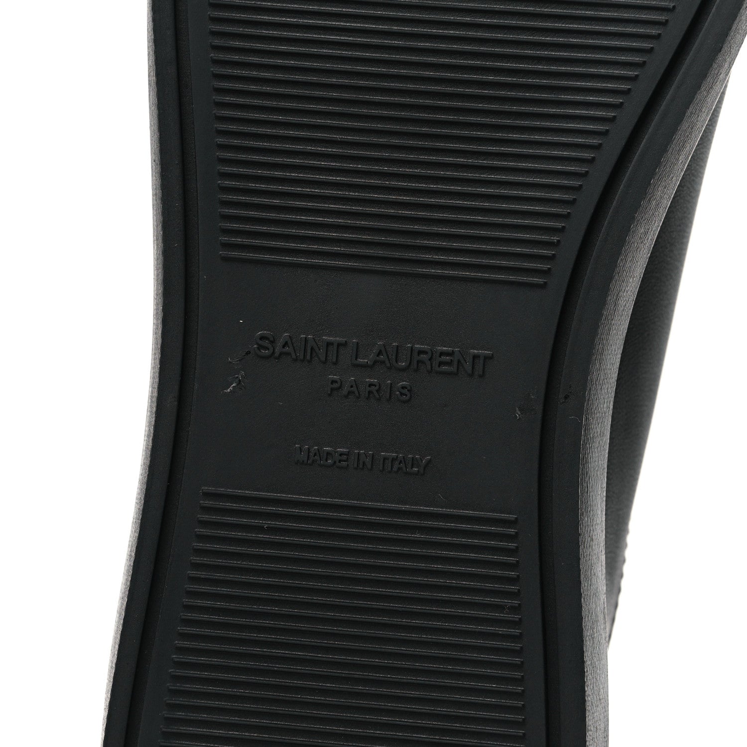 Saint Laurent Calfskin Andy Low Top Sneakers 41.5 Black 6 of 7