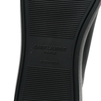 Saint Laurent Calfskin Andy Low Top Sneakers 41.5 Black 6 of 7